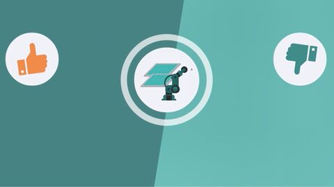 Grafik: Icons mit Symbolen Rakete 